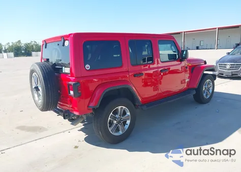 2022 Jeep Wrangler Unlimited Sahara 4X4 from USA, damaged, VIN 1C4HJXEG3NW255101